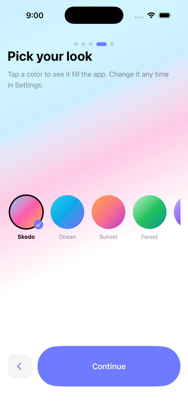 Pick a theme